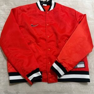 Nike Men's Red Bomber Jacket